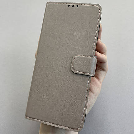 Чохол-книга для Samsung Galaxy A12 чохол книжка з хлястиком на телефон самсунг а12 лілова b6r, фото 1