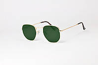 Солнцезащитные очки ДЛЯ ЗРЕНИЯ С ДИОПТРИЯМИ с зелёной линзой в стиле Ray-Ban