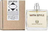 Оригинал Sergio Tacchini With Style 100 ml TESTER туалетная вода