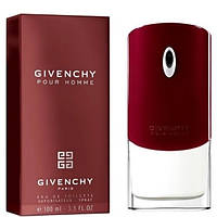 Парфюм Givenchy Pour Homme 100 ml Мужская туалетная вода (Мужские духи Живанши Пур Хом 100 мл) Красные