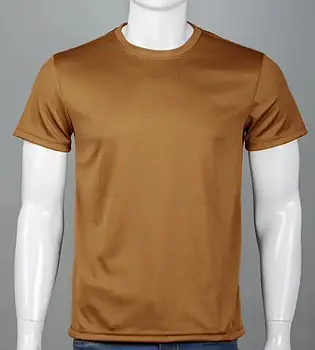Футболка Coolpass Однотонна 5300 м (Уп.4 шт. M-XXL), Койот