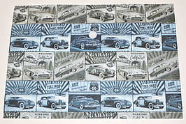 Папка-конверт А5 на кнопці / Ретро авто