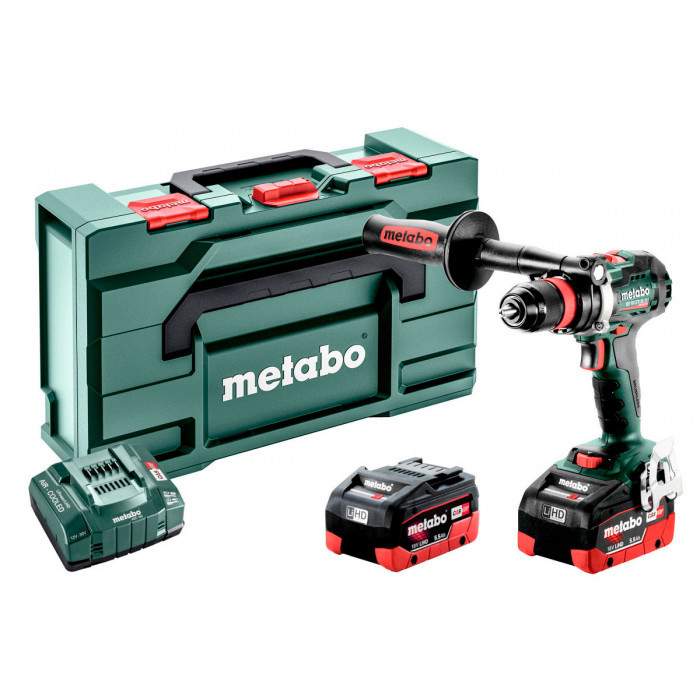 Акумуляторний дриль-шуруповерт Metabo BS 18 LTX BL QI 2X5 5AH LIHD (602359660)