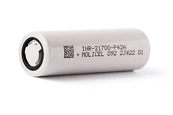 Акумулятор 21700 Molicel INR21700-P42A Li-Ion 4200 мА·год 45A MK official