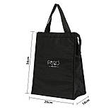 Ланчбег з фольгованим полотном на блискавці Food чорний (LB-31450), фото 2