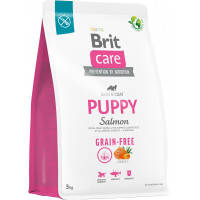 Сухой корм для собак Brit Care Dog Grain-free Puppy беззерновой с лососем 3 кг (8595602558810)