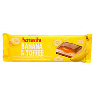 Шоколад Молочный Terravita Banana & Toffee Банан и Тоффи 235 г Польша