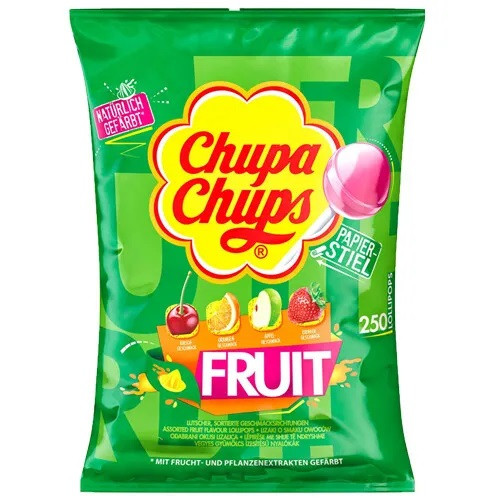 Льодяники на Паличці Фруктові Chupa Chups Чупа Чупс Fruit 3 кг/ 250 штук Іспанія