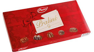 Цукерки Шоколадні Асорті Праліне Piasten Praline Червона Коробка 400 г Німеччина