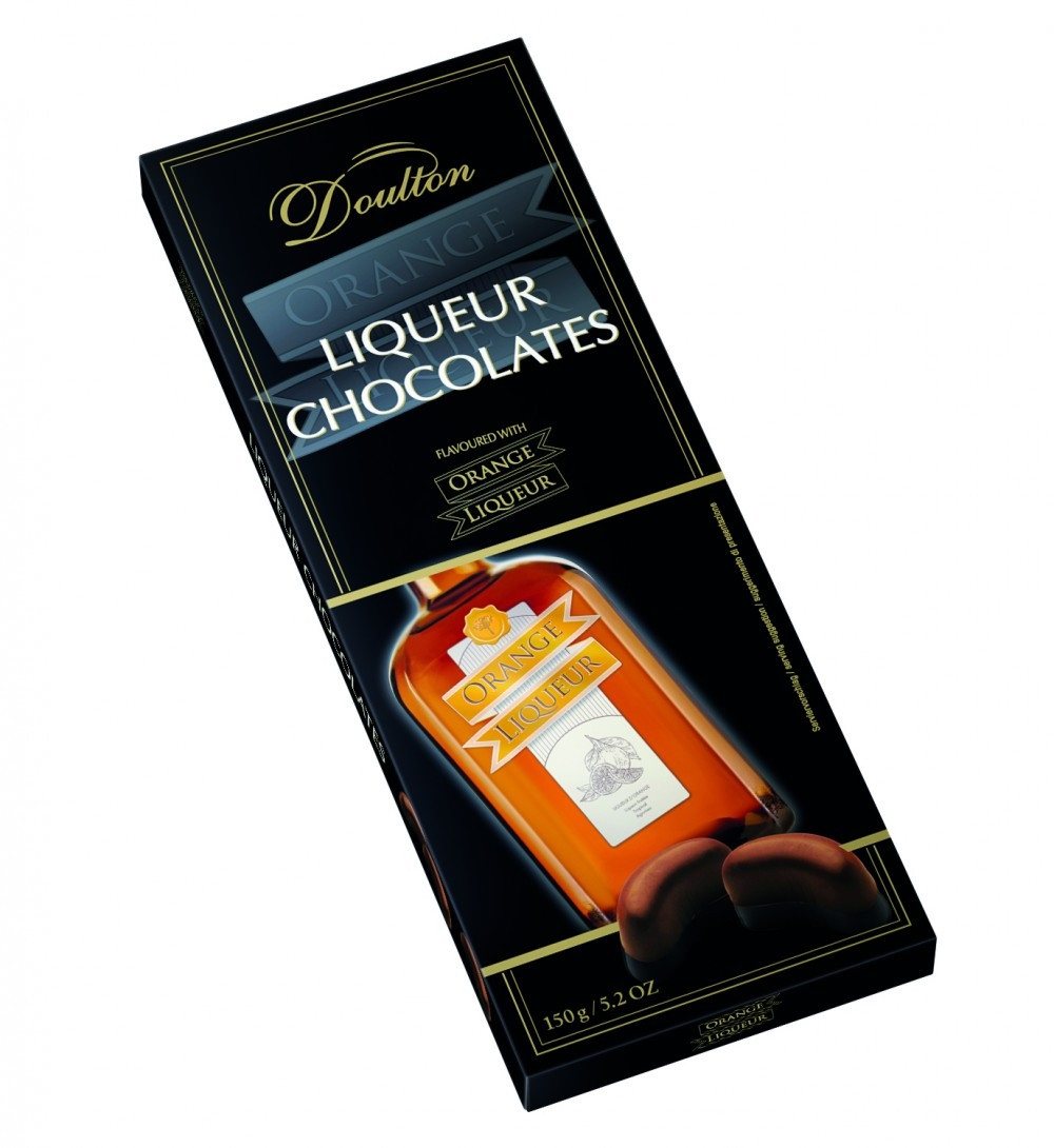 Цукерки Шоколадні зі Смаком Апельсинового Лікеру Doulton Orange Liqueur 5.5% 150 г Німеччина