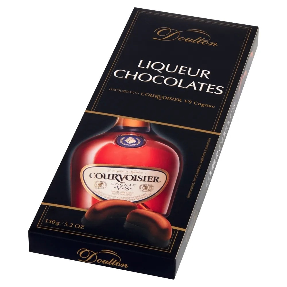 Цукерки Шоколадні зі Смаком Коньяку Courvoisier Doulton Cognac 6.0% 150 г Німеччина