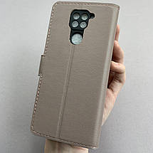 Чохол-книга для Xiaomi Redmi Note 9 чохол книжка з хлястиком на телефон сяомі редмі нот 9 лілова b6r, фото 3