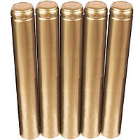 Термоусадочніі ковпачки для винних пляшок золото 100 шт