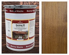 Палубна олія/масло (терасна) Decking Oil, Borma Wachs на сосні, колір Карамель