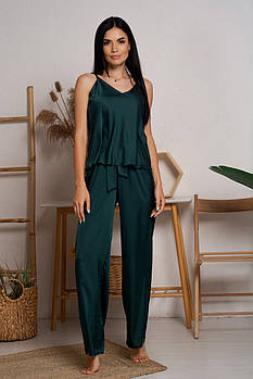 Жіноча шовкова піжама майка і штани