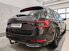 Швидкоз'ємний фаркоп на Skoda Superb III 2015- на ключі (Шкода Суперб 3)
