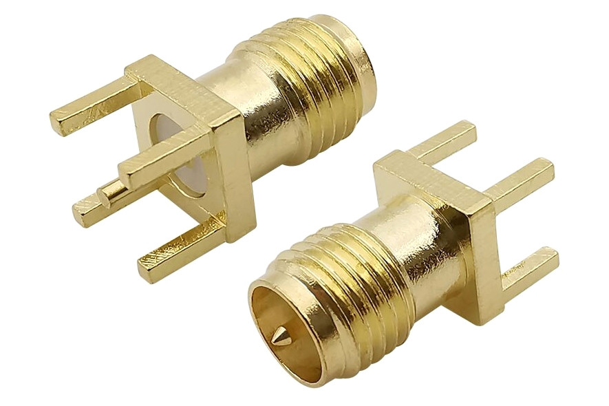 Роз'єм для FPV і радіообладнання (RP-SMA F прямий на плату) MK official, фото 1