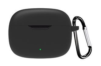 Чохол-накладка DK для JBL Wave 200 | Silicone Candy Friendly з карабіном (016052) (black)