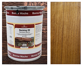 Палубна олія/масло (терасна) Decking Oil, Borma Wachs на сосні, колір Італійський горіх