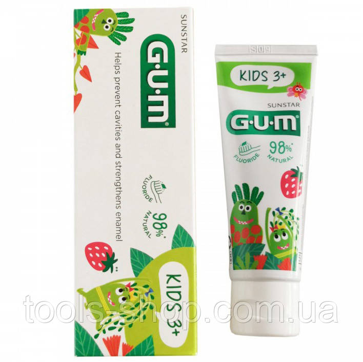 Зубна паста-гель GUM KIDS для дітей від 2 до 6 років 50 мл