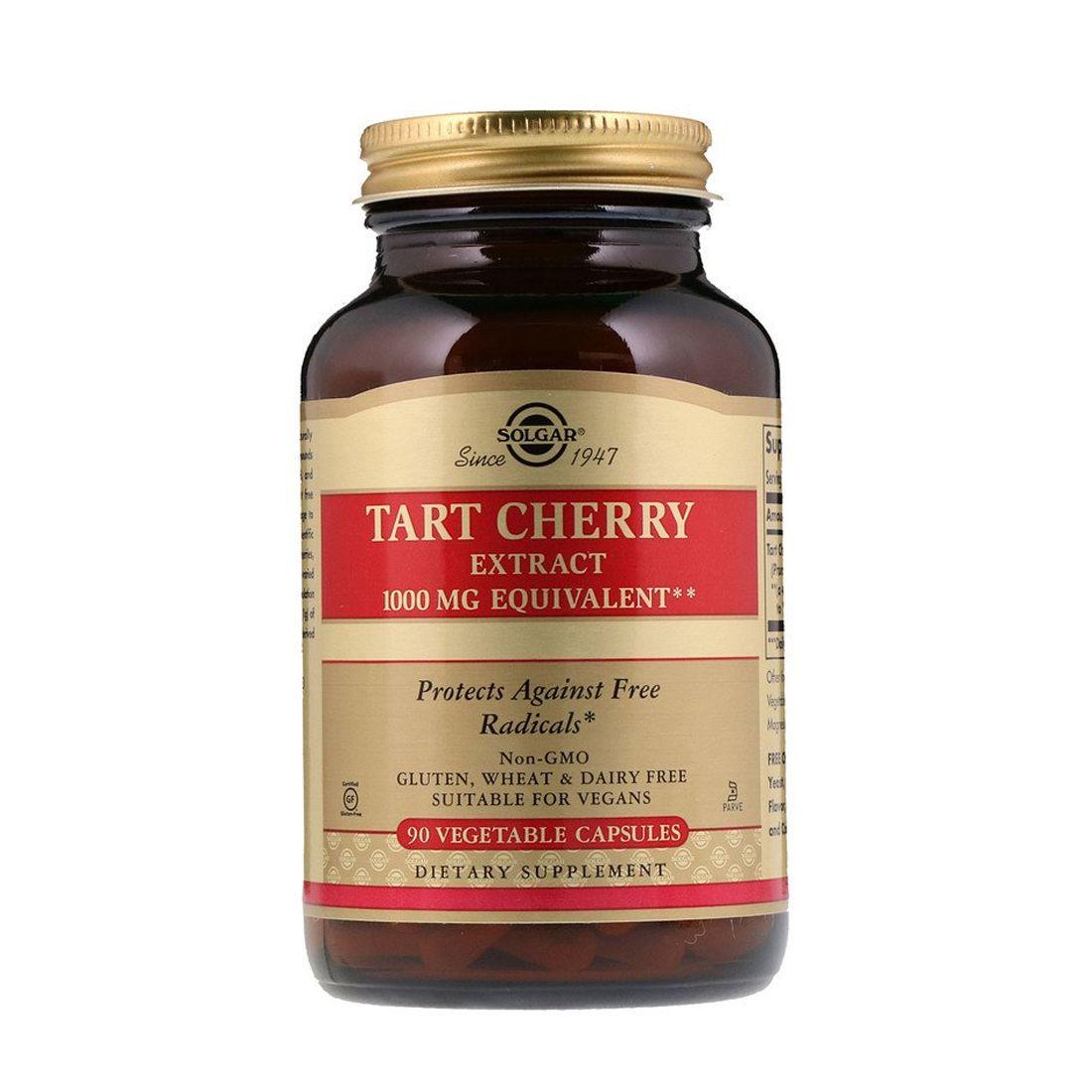 Solgar, екстракт терпкої вишні "Tart Cherry Extract", 90 капсул