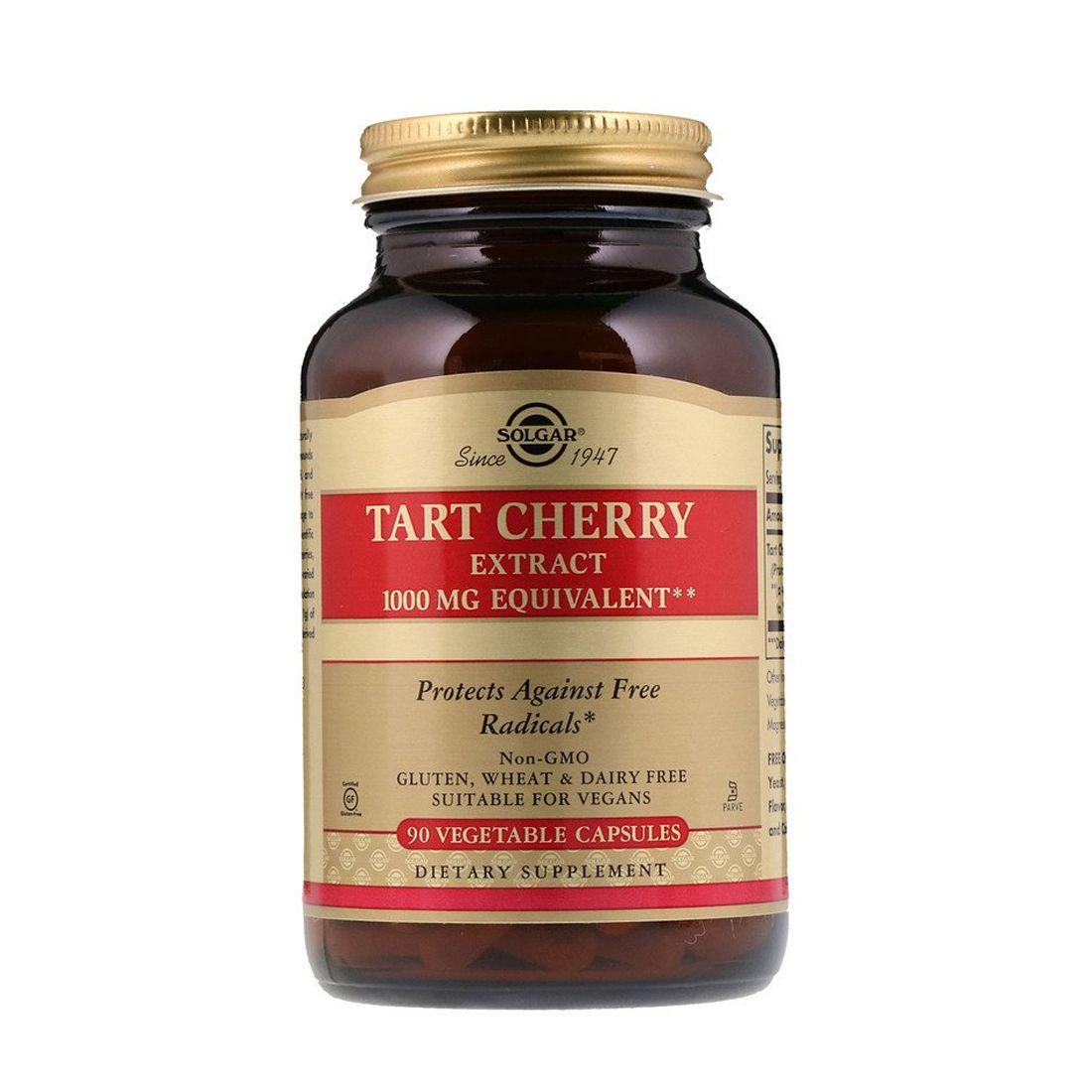 Solgar, екстракт терпкої вишні "Tart Cherry Extract", 90 капсул, фото 1