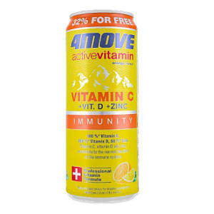 Вітамінний напій 4MOVE Vitamin Active Vitamins C+D+ZINK 330ml