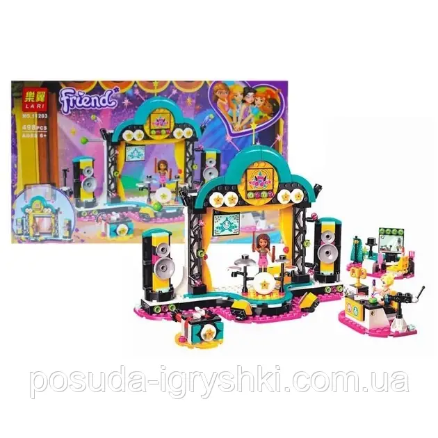 Дитячий конструктор "Шоу талантів Андреа" 11203  498 деталей, фото 1