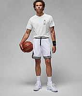 Летние шорты Джордан Мужские спортивные шорты Jordan Dri-Fit белые шорты джордан Фирменные белые шорты летние