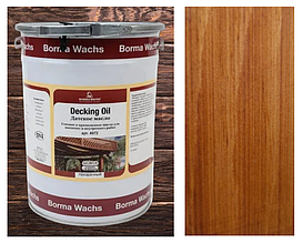 Палубна олія/масло (терасна) Decking Oil, Borma Wachs на сосні, колір Черешня