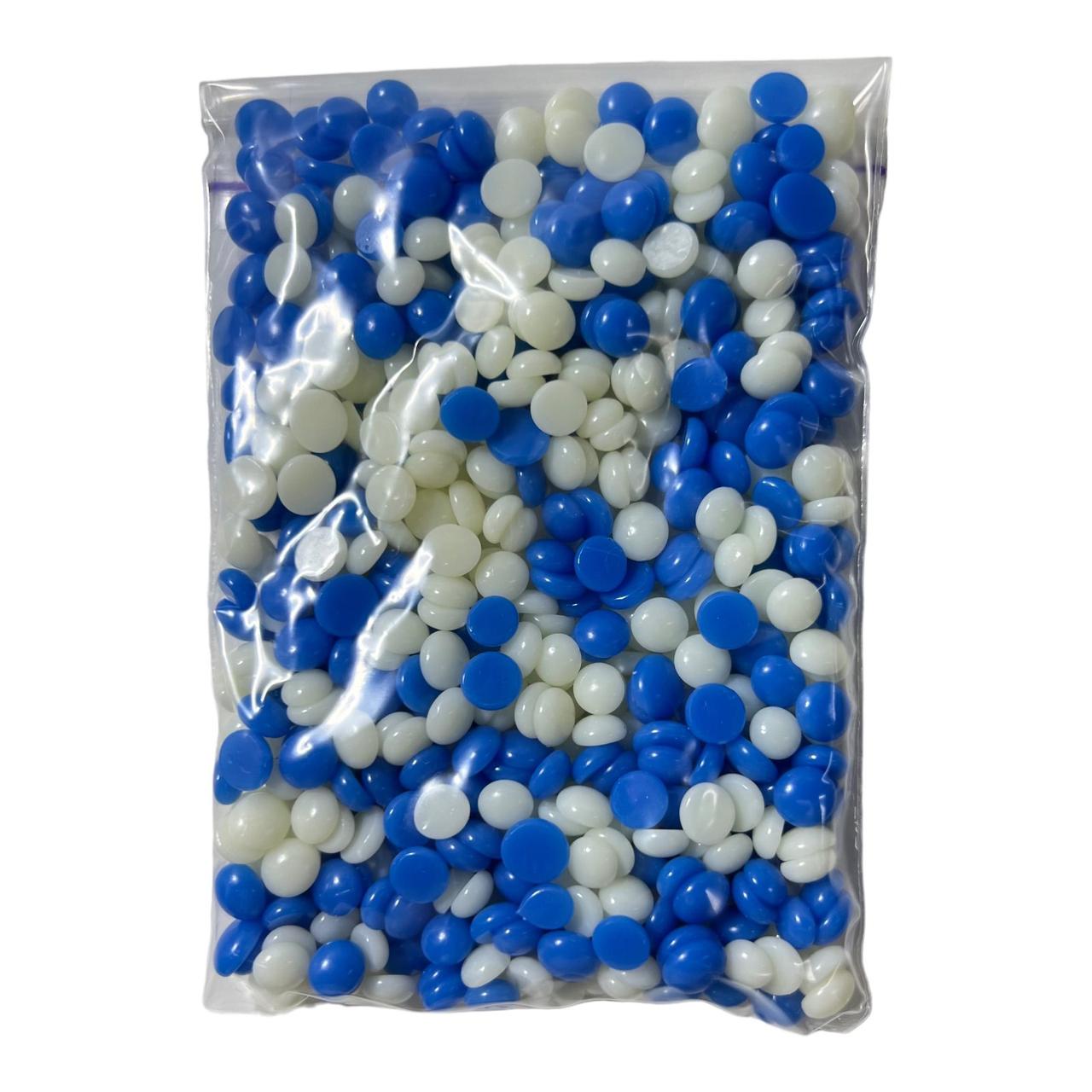 Віск біло-блакитний в гранулах для гарячої депіляції TINAFOX 50г