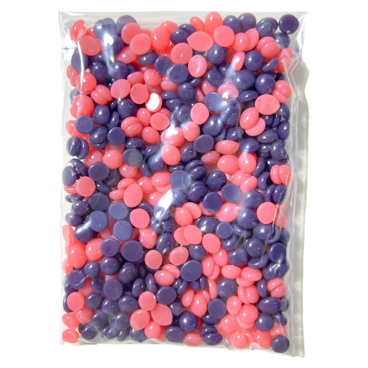 Віск сливово-рожевий в гранулах для гарячої депіляції TINAFOX 50г