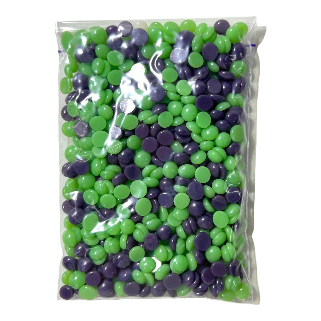 Віск коричнево-зелений в гранулах для гарячої депіляції TINAFOX 50г