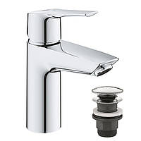 Смеситель для раковины Grohe QuickFix Start S-Size 23551002 с донным клапаном