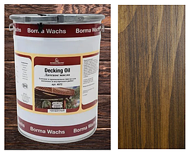 Палубна олія/масло (терасна) Decking Oil, Borma Wachs на сосні, колір Темний дуб