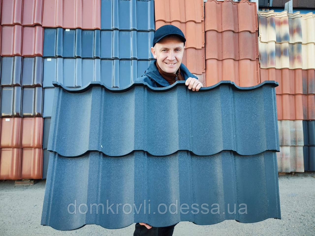 Модульна металочерепиця Модерн мат 0,45 мат Індія 80 г/цинку гарантія 5 років