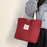 Жіноча сумка через плече Полотняна сумка маленька сумка для покупок опт, фото 3