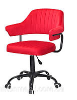 Кресло офисное Jeff ВК Office ткань Vel, красный