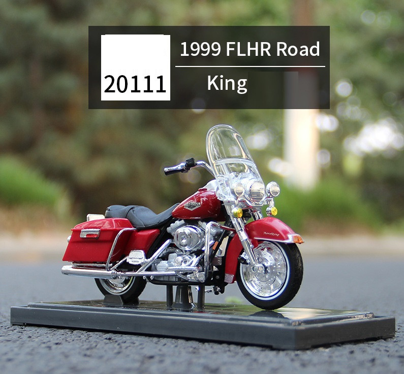 Модель мотоцикла Harley-Davidson FLHR Road King 1999. масштаб 1:18, фото 1