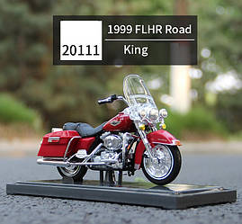 Модель мотоцикла Harley-Davidson FLHR Road King 1999. масштаб 1:18