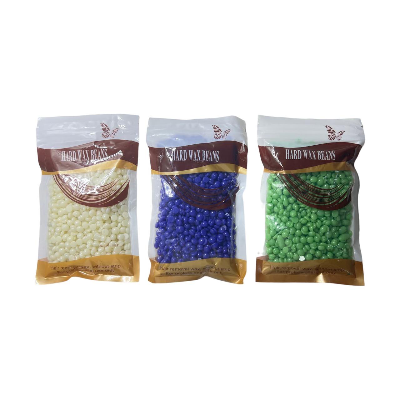 Віск в гранулах Hard Wax Beans набір 3шт по 100гр