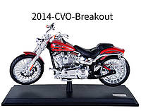 Модель мотоцикла Harley-Davidson CVO Breakout 2014, Maisto, Масштаб 1:12