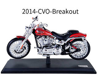 Модель мотоцикла Harley-Davidson CVO Breakout 2014, Maisto, Масштаб 1:18