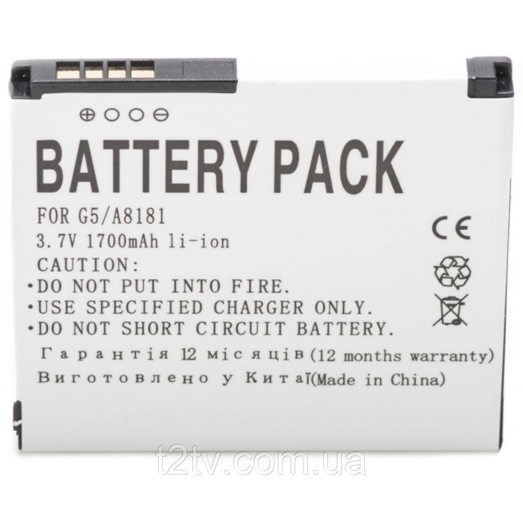 Акумуляторна батарея для телефона PowerPlant HTC Desire (Bravo, A8181), Google Nexus One (DV00DV6055)