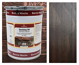 Палубна олія/масло (терасна) Decking Oil, Borma Wachs на сосні, колір Морозна вишня