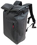 Водонепроникний Рюкзак buuba 20L A-Lab Model A Waterproof Backpack Rolltop чорний, фото 4