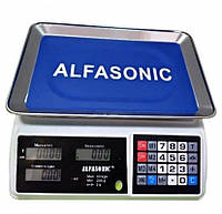 Весы торговые влагостойкие кнопки Alfasonic TS-P 6416 до 50 кг z112-2024