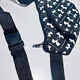 Бананка дитяча поясна сумка-принт плоска два відділи, фото 3