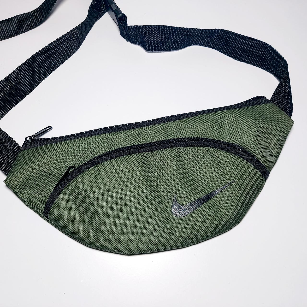 Поясна сумка бананка хакі плоска спорт, фото 1