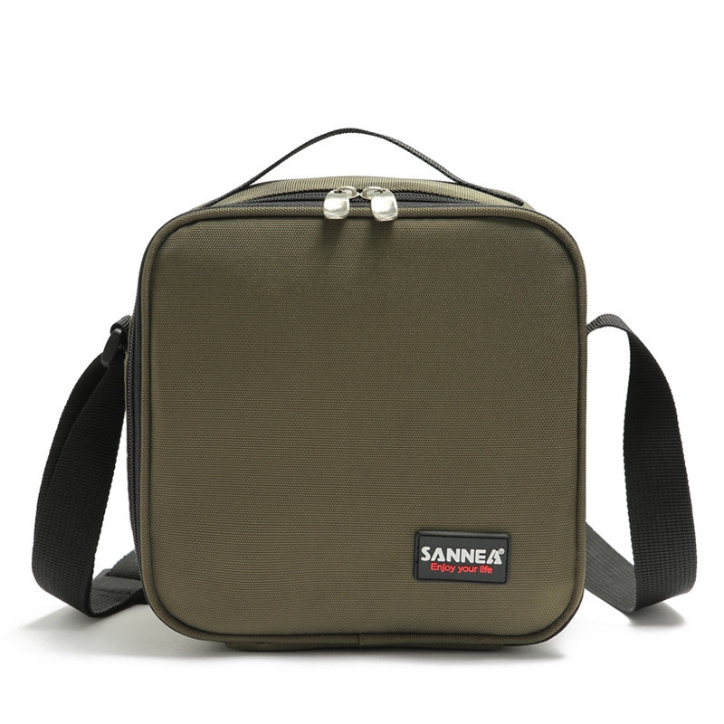 Ланчбег із довгою ручкою сумка-холодильник 5 л Sannea Man хакі (LB-31212), фото 1